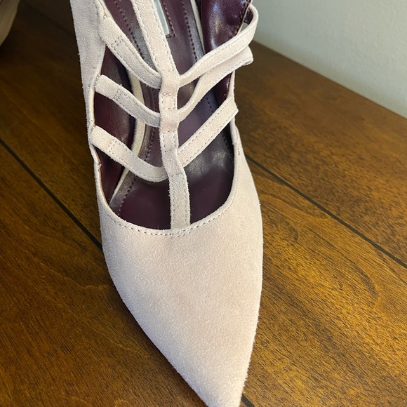 BCBGeneration Beige Suede Heels - Picture 7 of 10